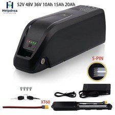 52V 48V 36V 10Ah 15Ah 20Ah Ebike Battery Lithium Battery Electric Bike 0-2000W