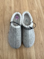 NEW Women's Earth Origins Aurora Johanna Mule Gray Suede - 5.5