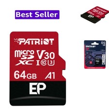 64GB A1 V30 Micro SD Card for Android – 4K Video Recording, 100MB/s Speed