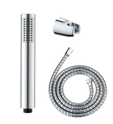 WENKO Stab Handbrause Basic Line Brauseschlauch Halterung Badewanne Dusche Chrom