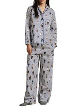 Polo Ralph Lauren Polo Bear Cotton Long-Sleeve Pajama Set - 4P8046-2