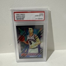 1994-95 TOPPS FINEST #286 JASON KIDD PSA 10 GEM MINT HOF W/ COATING