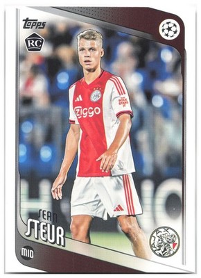 Sean Steur 2025-26 RC Topps UEFA Club Competitions 43 Ajax NM