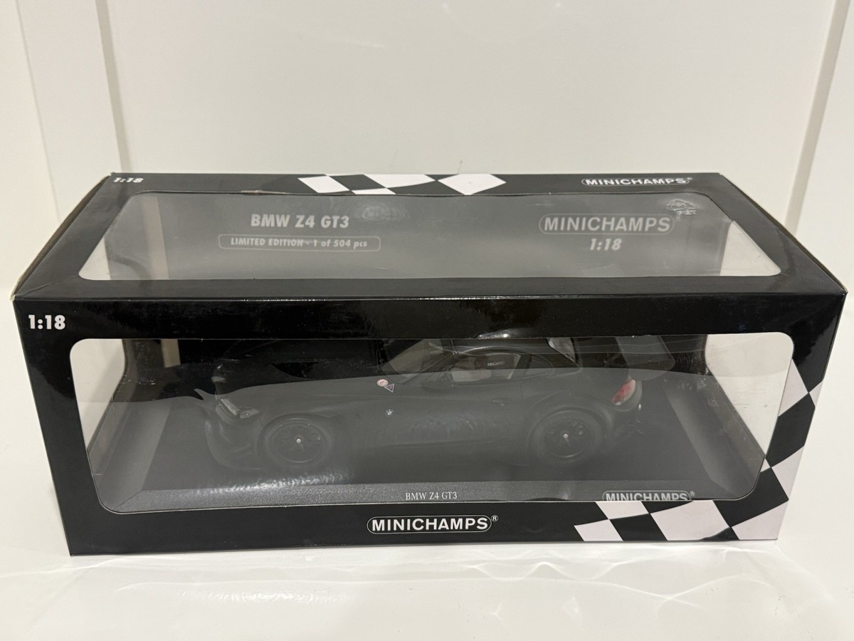 MINICHAMPS  Z4 GT3 限定版 1/1000 1:18 Minichamps BMW Z4 GT3 Black 1/504 | eBay