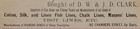1886 D.W. & J.D. Clark NY Fishing Tackle Invoice Crab Net Billhead Ephemera — photo 3