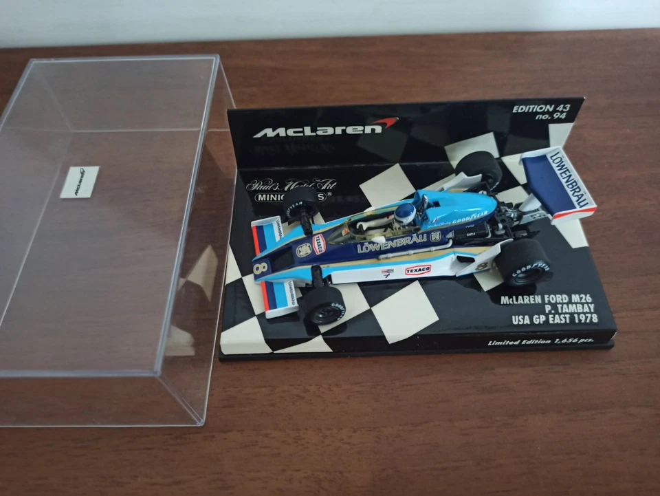 Modellino F1 Minichamps 1/43 McLaren Ford M26 USA Gp East 1978 #8 P. Tambay - Immagine 2 di 4