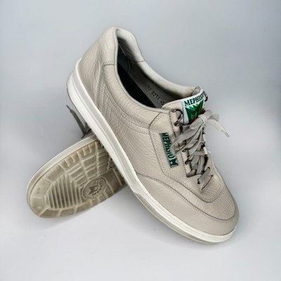 Mephisto Match Run Off  Athletic Comfort Off White Men's Shoes US Size 12