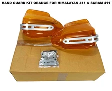 HANDGUARD KIT ORANGE FIT FOR ROYAL ENFIELD HIMALAYAN 411 & SCRAM 411