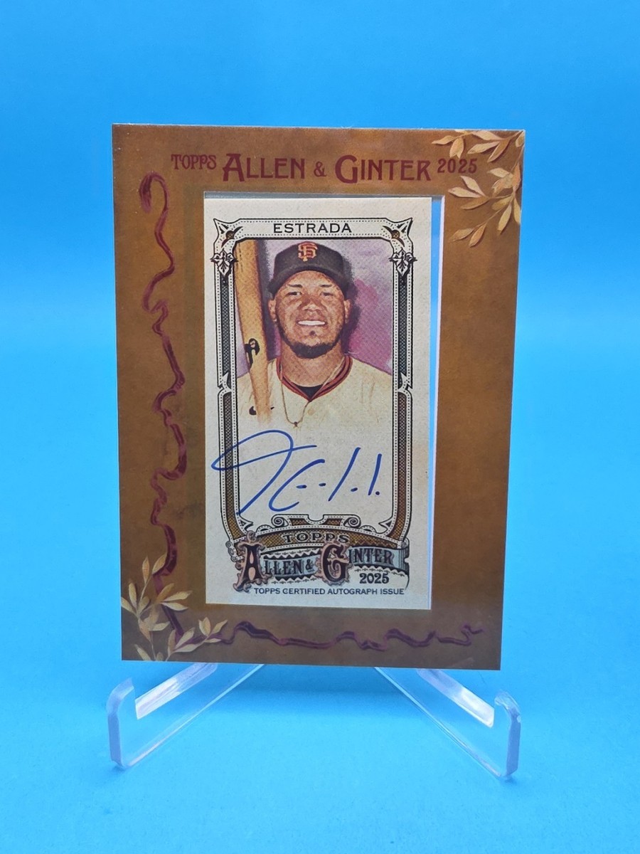Thairo Estrada 2025 Topps Allen & Ginter #MA-TES Framed Mini Auto