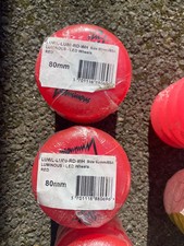 4x 80mm 85A Red Seba Luminous LED Light Up Inline Skate Wheels 1 Sealed Packs