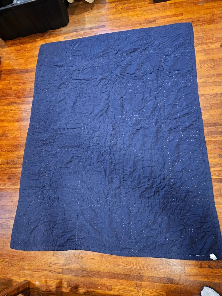 Colcha de fútbol americano PB adolescente NFL doble 65x84 cuadros retazos equipos deportivos ropa de cama - Gen Foto 2 de 3