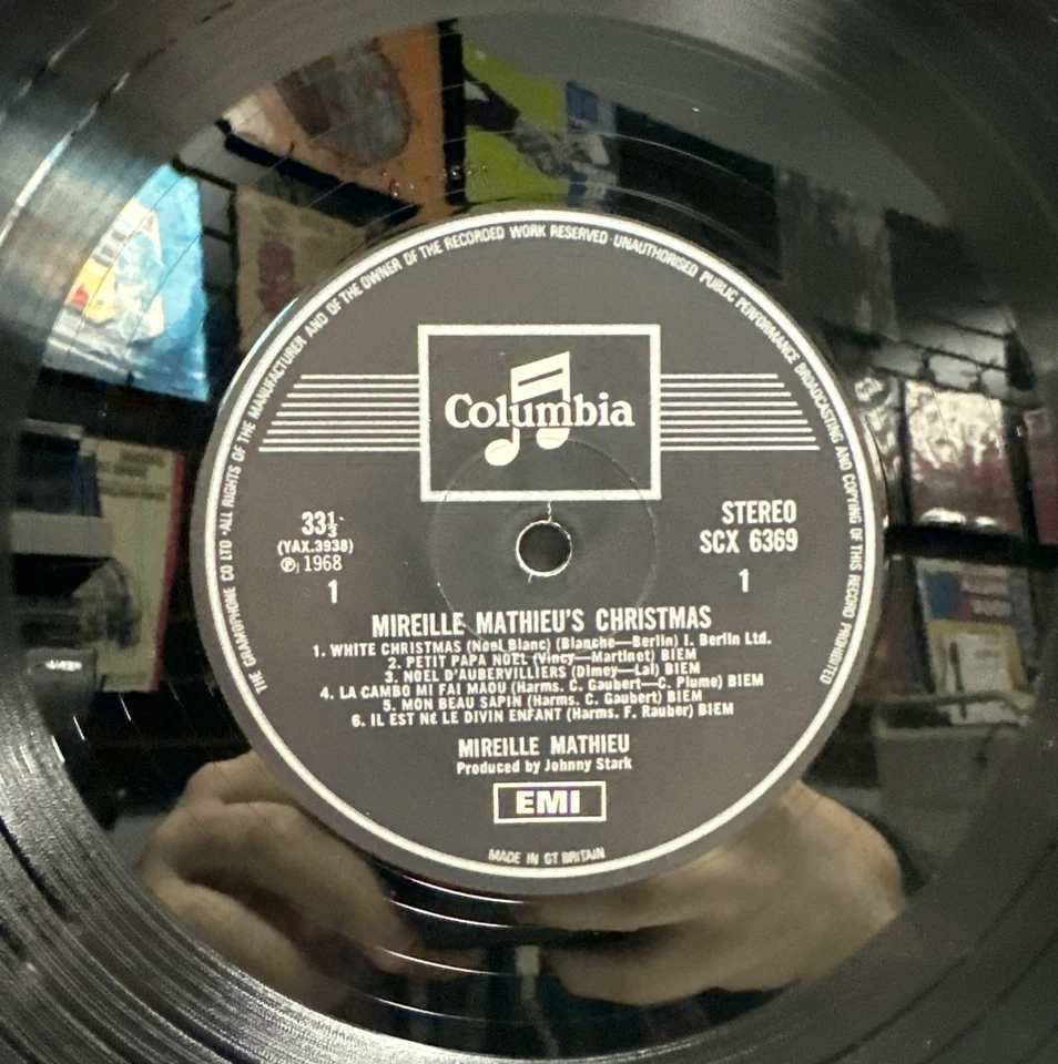 Mireille Mathieu - Mireille Mathieu’s Christmas - Columbia LP VG+ SHRINK UK - Image 2 of 4