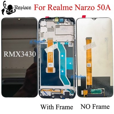 6.5'' For OPPO Realme Narzo 50A RMX3430 LCD Display Touch Screen Assembly