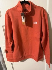 NWT The North Face Women's Coral Quarter-Zip Turtleneck Fleece Pullover Size XL