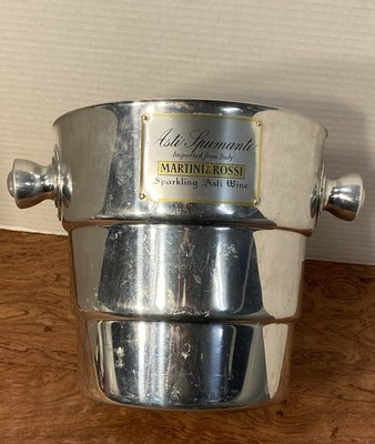Vintage Martini&Rossi Sparkling Asti Wine  Bucket Made In Belgium By Selecta#GL