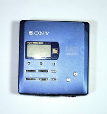 Sony MZ-R55 MiniDisc Walkman Blue Used