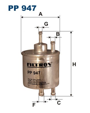 PP 947 FILTRON Fuel Filter for Mercedes Benz