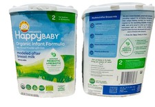 Happy Baby Organics Infant Formula Stage 2 - 22.9 OZ EXP: 07/31/2026 - LOT OF 2