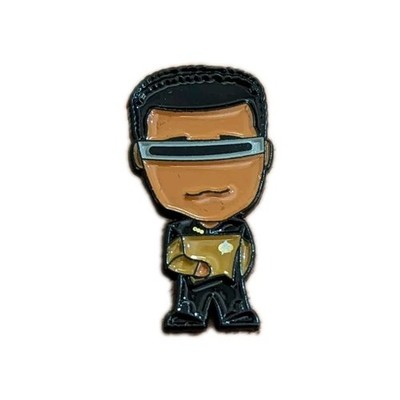 Geordi LaForge Star Trek The Next Generation Pin Anstecker Sammlerstücke TNG Fan