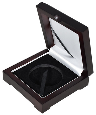 Guardhouse Single Wood Display Box for X Sized Capsules - Black Matte Finish