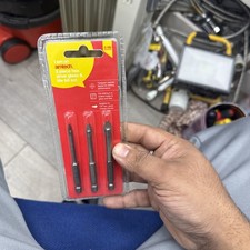 3PC TILE DRILL BIT SET HEX DRIVE CERAMIC WALL FLOOR GLASS MIRROR 5 6 8MM SPADE 