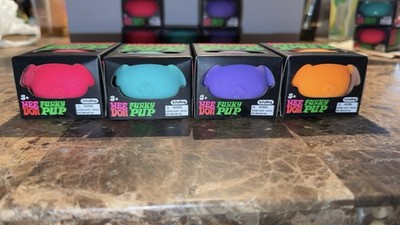 Schylling NeeDoh Funky Pup Squeeze Squeezable Stress Toy, Multicolor