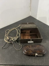 Vintage SONOTONE S-74880 Hearing Aid Bakelite Type Case Untested Original Case