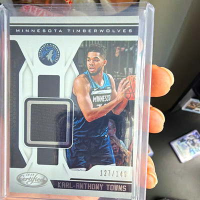 Panini Certified Karl-Anthony Towns Timberwolves Memorabilia #127/149 NBA