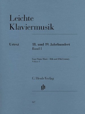 Various Easy Piano Music of the 18th and 19th Century - Volume I 18th and 19th C