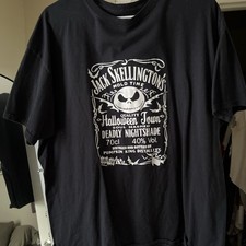 Nightmare Before Christmas Jack Skellington Black White Unisex XL JD-like Design