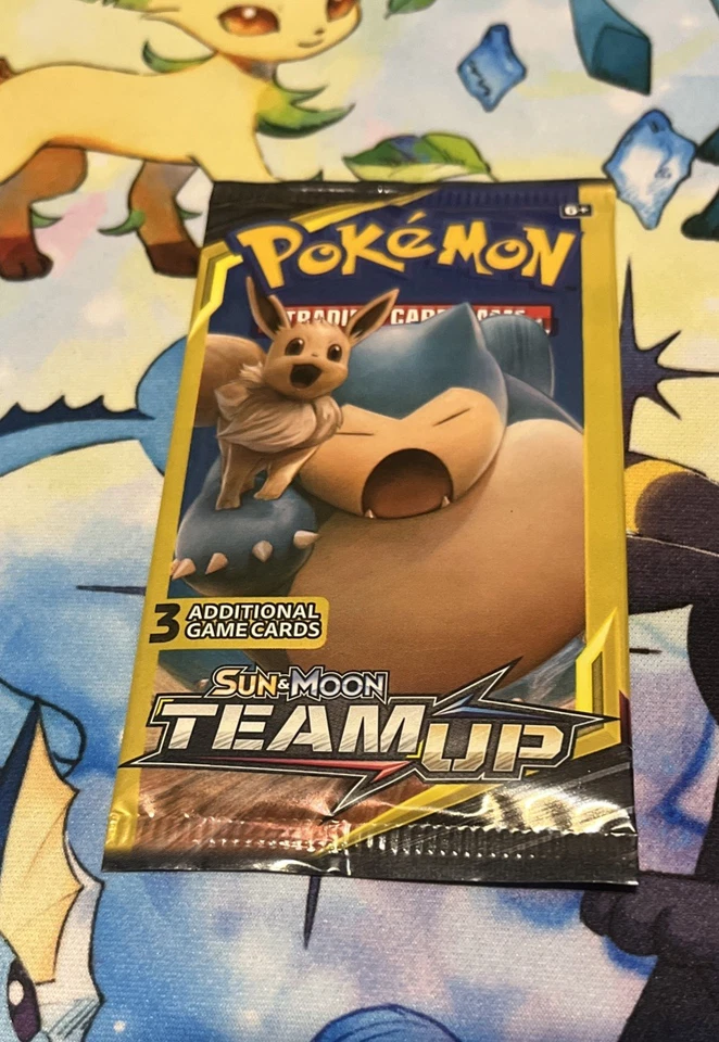 Sun Moon Team Up 3-card Booster Packs Nuevo FullArt Set (4) Tag Team Mini Foto 3 de 4