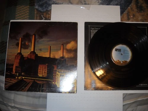 PINK FLOYD - ANIMALS - ORIGINAL 1977 US COLUMBIA LP vinyl PROMO STAMP-VG to VG+