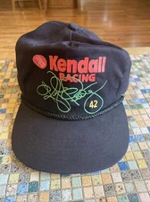 Vintage Kendall Racing Snapback Hat Kyle Petty 42 NASCAR Gas Oil