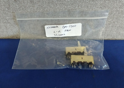 Lot of 2 L-R Pan Sliders From Numark DM-1700 DJ Mixer Preamplifier Sliders Only