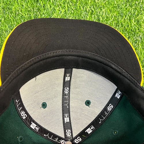 New Era Cap Herren 7 3/8 Grün 59Fifty Oakland Athletics MLB Fitted Baseball Mütze - Bild 9 von 9