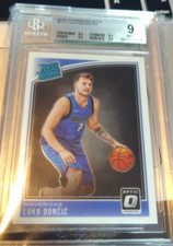 18/19 DONRUSS OPTIC BASKETBALL LUKA DONCIC ROOKIE MINT 9