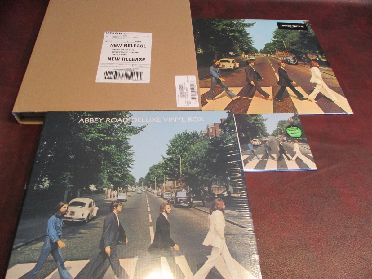BEATLES Abbey Road VERIFIED DELUXE ST. DATE BOX & LARGE T LP