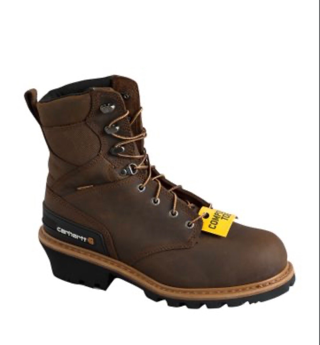 Carhartt 8-Inch Logger Composite Toe Waterproof Work Boot