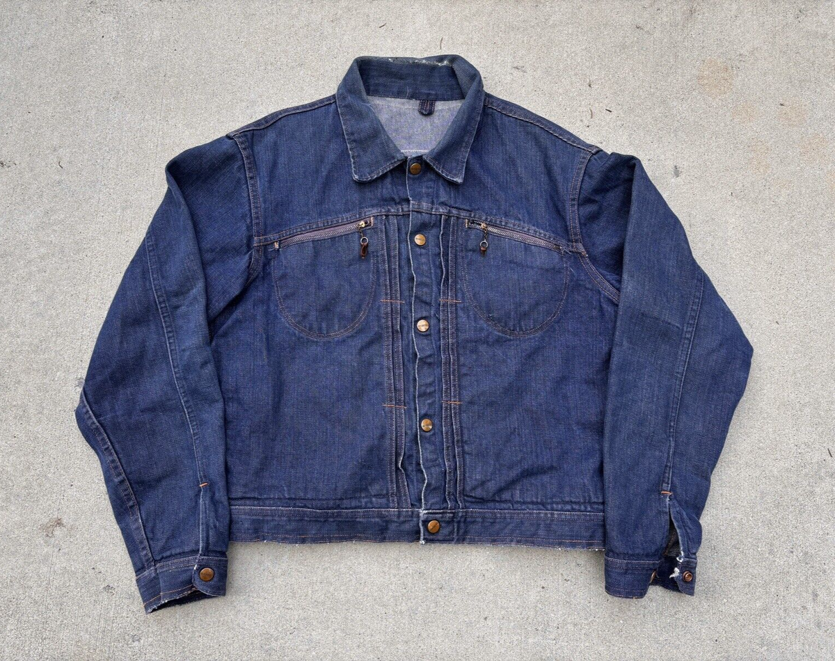 1950s 1960s Roebucks Sears Pleated Cowhand Type II Denim 1950s 1960s Roebucks Sears Pleated Cowhand Type II Denim