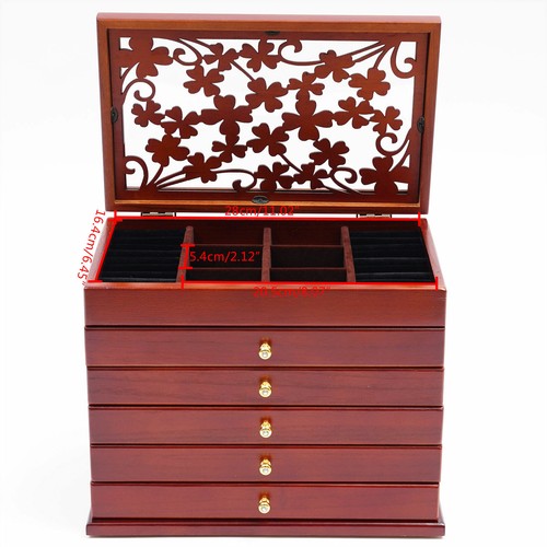 Large Jewelry Box Organizer for Women Girls Jewelry Storage Case with Drawers US - Picture 24 of 81