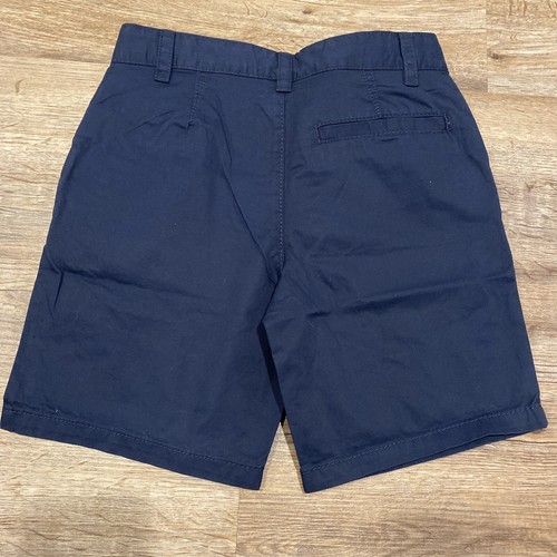 Boys' Flat Front 'At the Knee' Woven Uniform Shorts Blue - Cat & Jack 8 - Picture 2 of 2