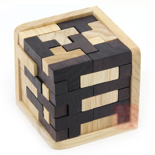wooden t puzzle