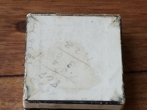 1880er Jahre Vintage Frederick MD Apotheke Pillendose Papierkarton Steiner Drogenmarkt - Bild 4 von 6