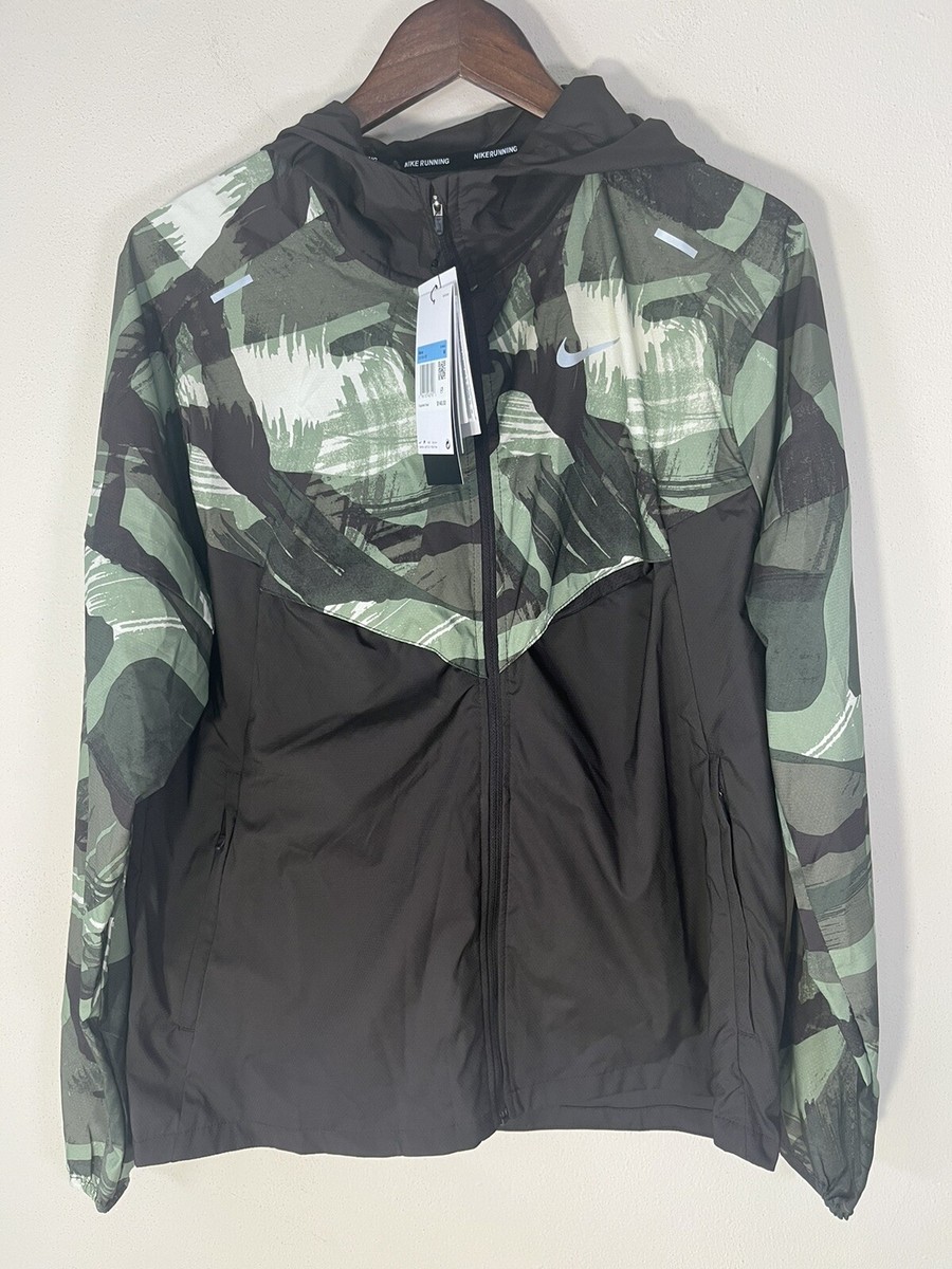ウォーキング・ランニングウェア NIKE Hooded jacket SHLD GHOST CAMO JKT Hooded jacket Nike M NK SHLD GHOST FL CAMO JKT - Top4Running.com