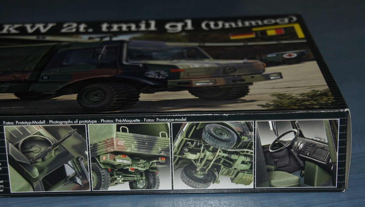Revell 1/35 Scale Unimog LKW 2t. Tmil.gl Plastic Model Kit #3082 - Skill Level 5 - View #4
