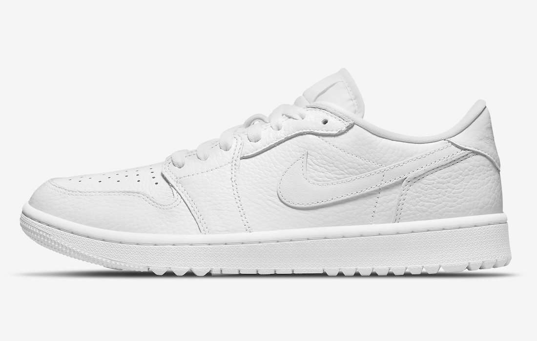 Мужские гольфы Nike Air Jordan 1 Low G Triple White Whiteout DD9315-101 в стиле ретро