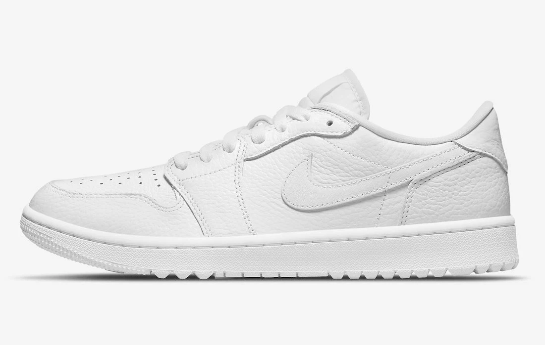 Nike Air Jordan 1 Low G Triple White Whiteout DD9315-101 Men's Golf Retro