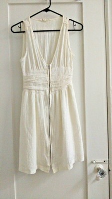 white empire waist dress