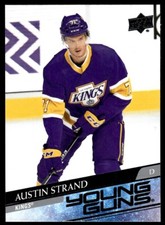 2020-21 Upper Deck Young Guns Austin Strand Rookie Los Angeles Kings #722 R10