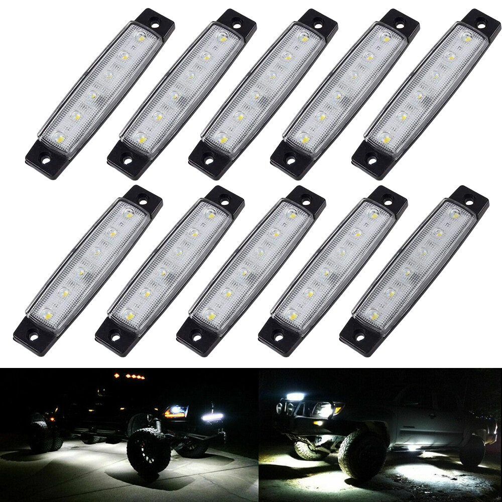 Underbody Light Kit 12pcs White LED Rock Lights Kit - Underbody Lighting For Jeep, Truck, UTV, ATV Under Glow Lights For Trucks - Foto 5
